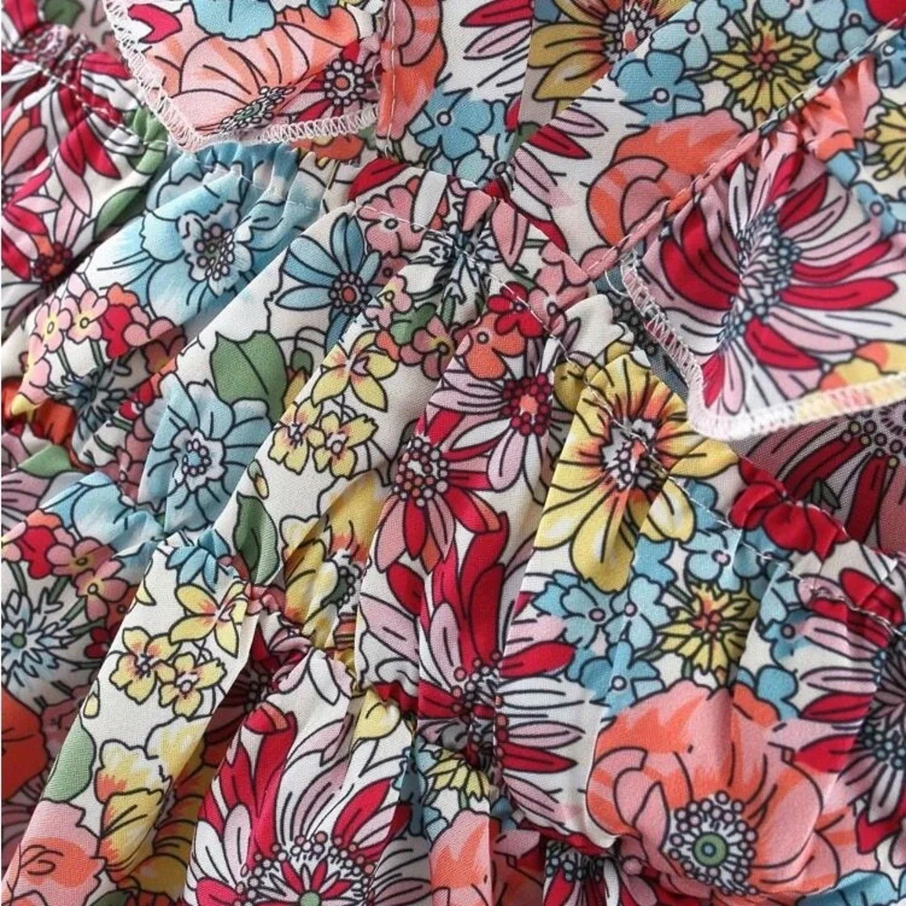 Floral Baby Dress with Matching Bag